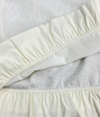 美品 MONCLER 裾フリル半袖Tシャツ レディース SIZE XS モンクレール