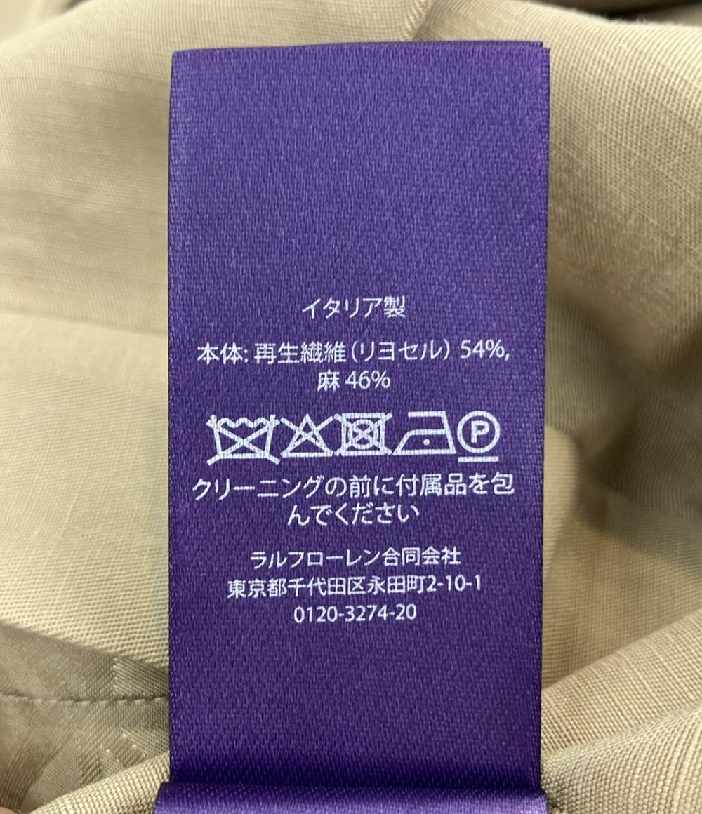 美品 RALPH LAUREN PURPLE LABEL タックパンツ レディース SIZE 4 (M) ラルフローレンパープルレーベル