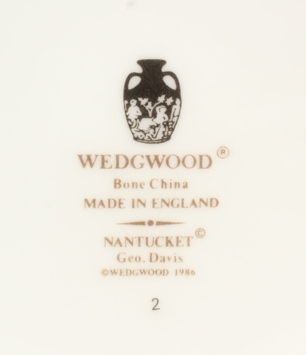 美品 WEDGWOOD B&Bプレート 皿 26cm ナンタケット ウェッジウッド