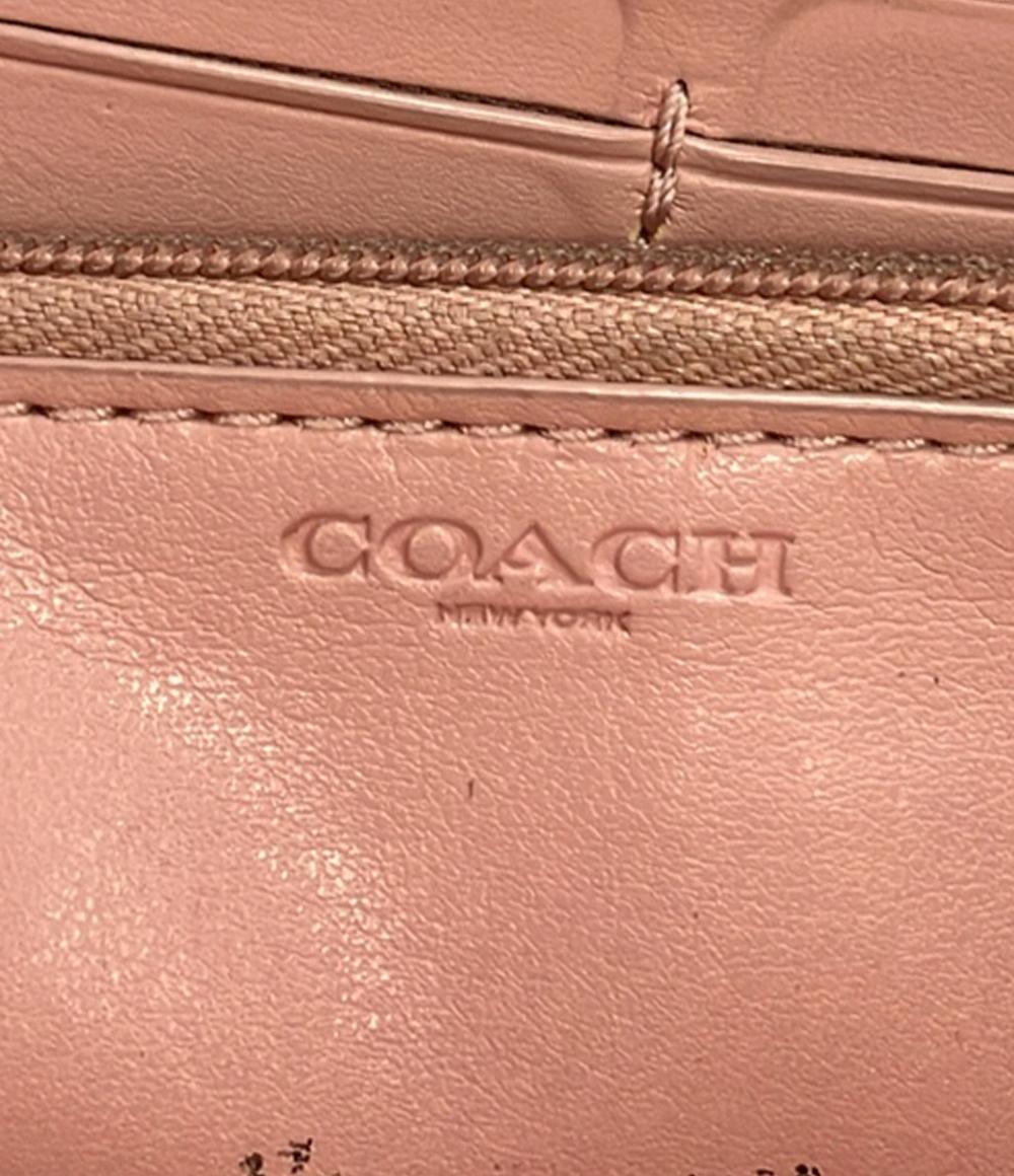 COACH ラウンドファスナー長財布 シグネチャー F54630 レディース コーチ
