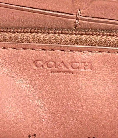 COACH ラウンドファスナー長財布 シグネチャー F54630 レディース コーチ