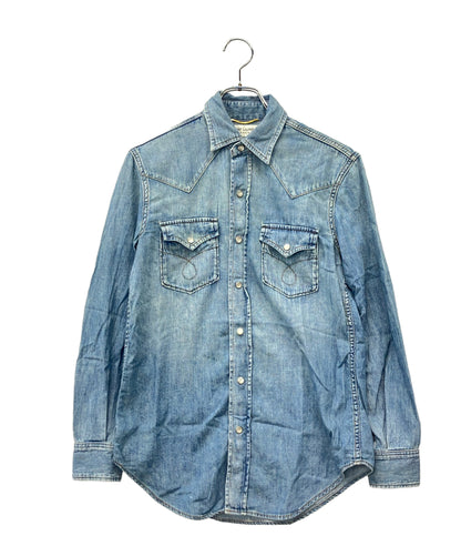 SAINT LAURENT PARIS デニムシャツ 374936 Y480G メンズ SIZE S サンローランパリ