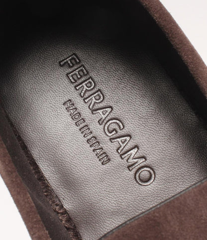 FERRAGAMO エスパドリーユローファー スエード 773043 レディース SIZE 7 フェラガモ