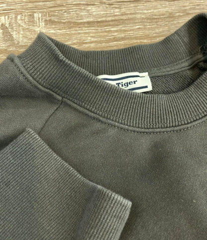 ONITSUKA TIGER スウェットシャツ 虎刺繍 SWEAT TOP 2183B537 メンズ SIZE M オニツカタイガー