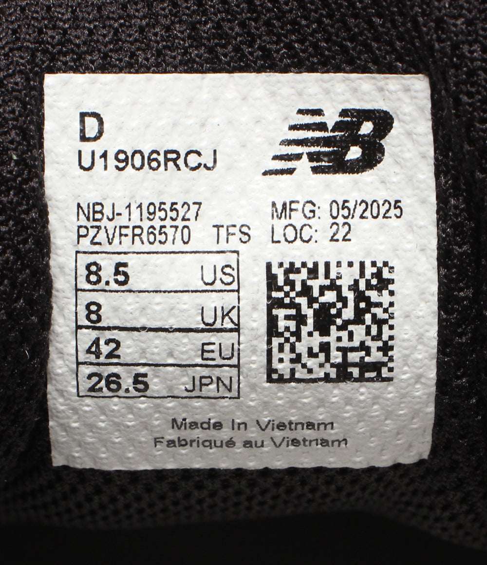 美品 NEW BALANCE ローカットスニーカー U1906RJC メンズ レディース SIZE 26.5 ニューバランス