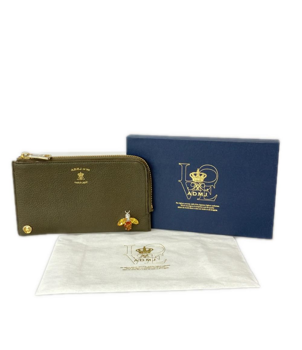正規品! ADMJ✴L字型ｼﾞｯﾌﾟ長財布✴ エーディーエムジェイ L字ファスナー長財布 レディース A.D.M.J.