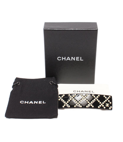 美品 CHANEL バレッタ ココマーク パール 08P レディース シャネル