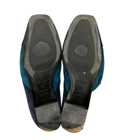 訳あり HERMES フラットシューズ スエード レディース SIZE 36 1/2 エルメス