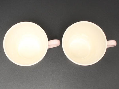 美品 WEDGWOOD マグカップ 2点セット ペア フェスティビティ ピンク ウエッジウッド