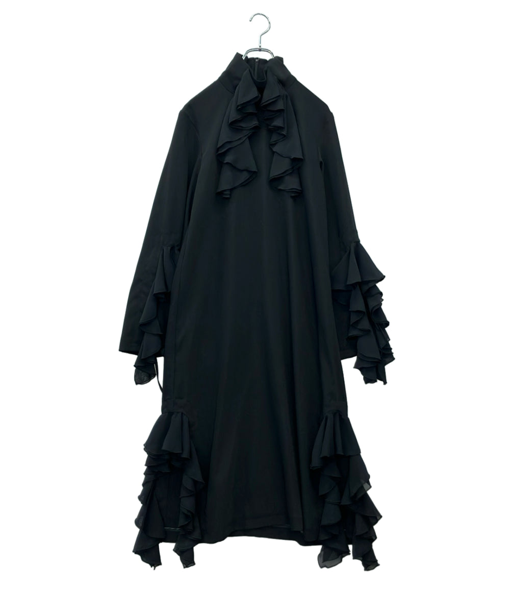 美品 FUMIE TANAKA Ray Beams 長袖ワンピース フリル FT24A-RB02 レディース SIZE F (M) フミエタナカ レイビームス