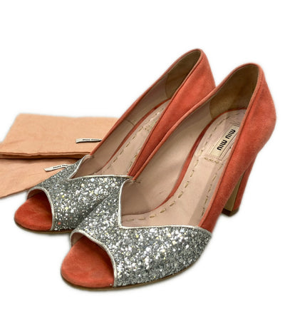Miu Miu オープントゥパンプス レディース SIZE 36 1/2 ミュウ ミュウ