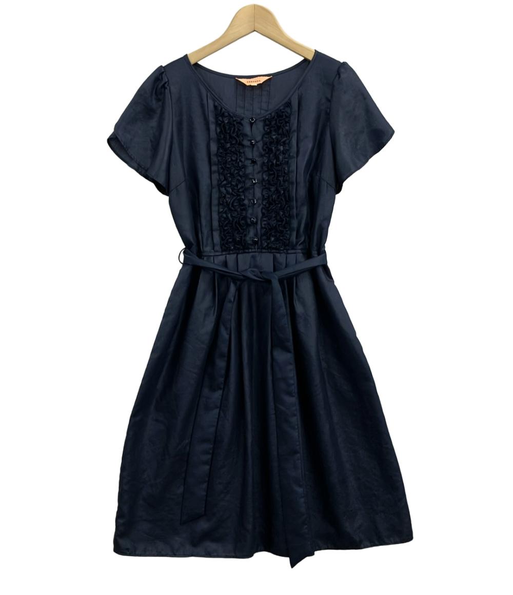 美品 スーナウーナ 半袖ワンピース レディース SIZE 38 (S) SunaUna