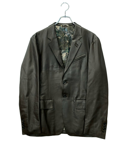 Paul Smith レザーテーラードジャケット ボタン メンズ SIZE L ポール・スミス