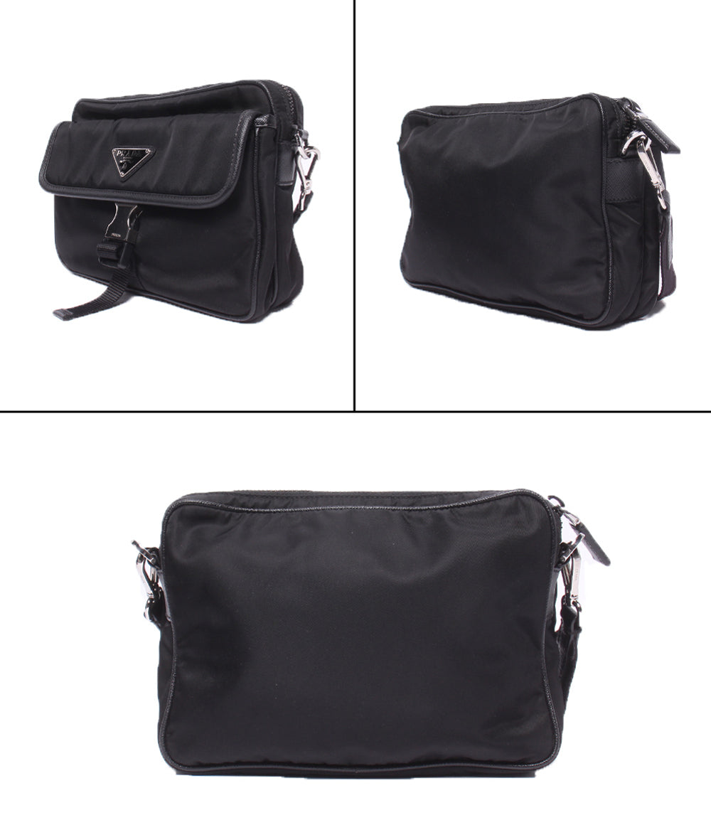 美品 PRADA ショルダーバッグ 斜め掛け RE-NYLON 2VH133 レディース メンズ プラダ