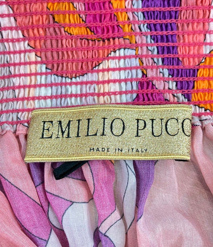 Emilio Pucci 半袖ワンピース  オフショルダー タグ付き 51WG01 レディース SIZE 40 (S) エミリオ・プッチ