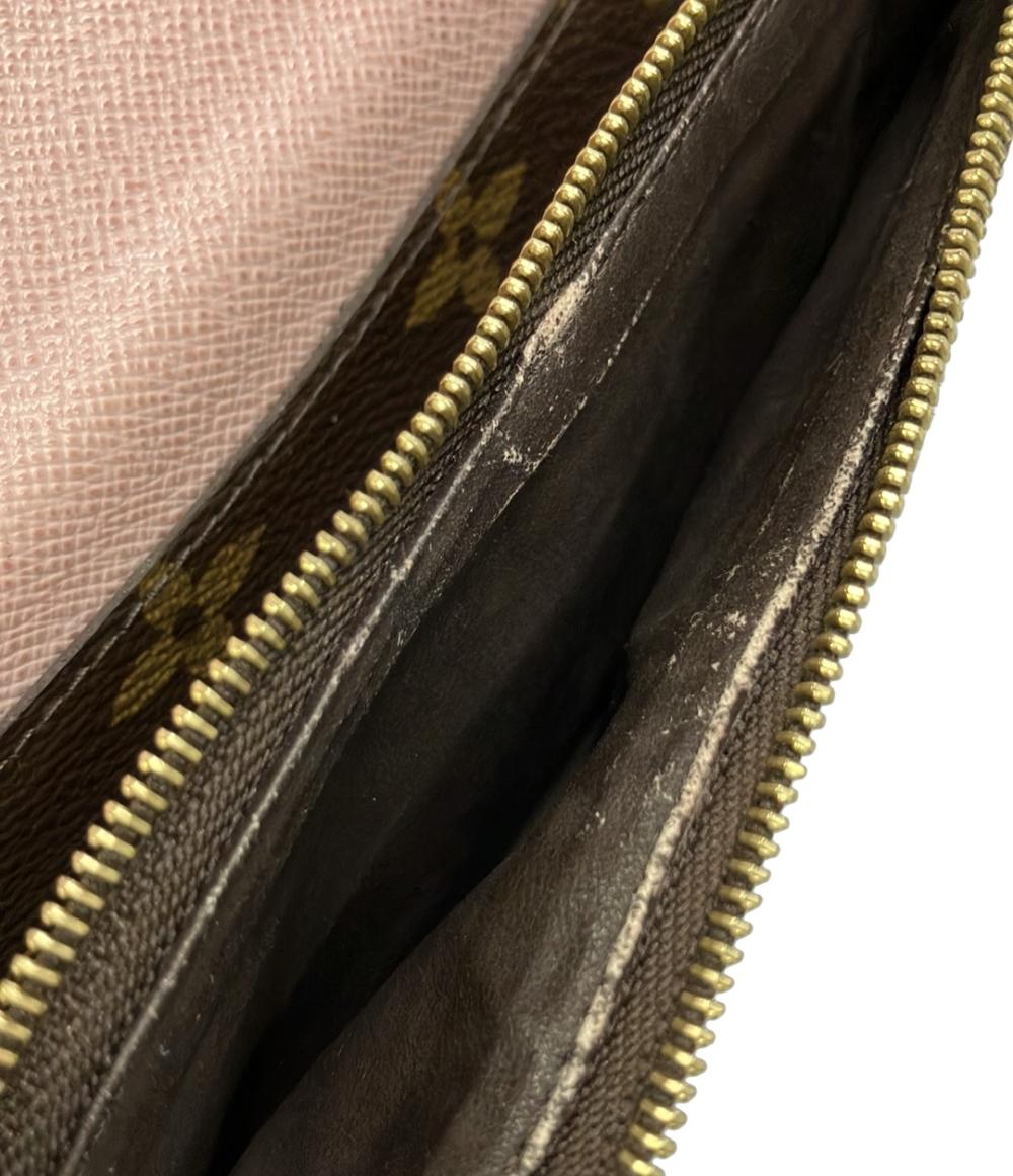 訳あり LOUIS VUITTON 長財布 ポルトフォイユ エミリー モノグラム