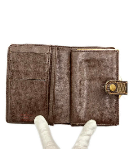 LOUIS VUITTON 二つ折り財布 ポルトモネ ビエ ヴィエノワ ダミエ エベヌ N61663 レディース ルイ・ヴィトン