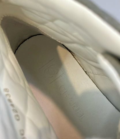 CHANEL マトラッセキャンバススニーカー G24838 レディース SIZE 37 1/2 (24.5cm) シャネル