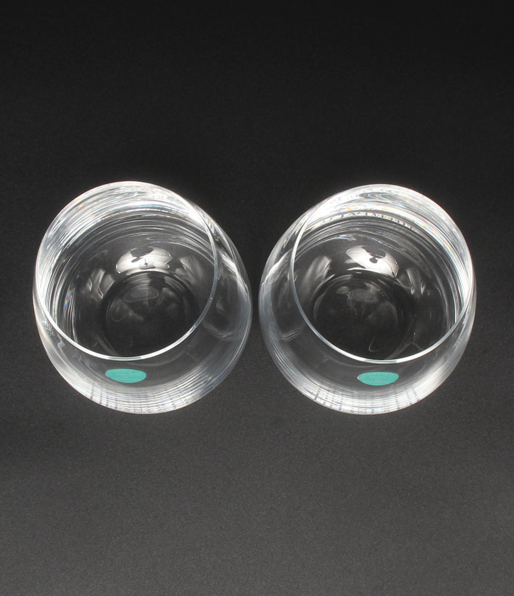 美品 Tiffany & Co. グラス タンブラー 2点セット ペア TCO ティファニー