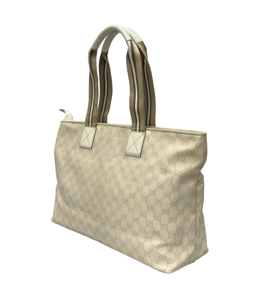GUCCIバッグ Gucci GG Canvas 285582 Women's GG Canvas,Leather Tote Bag Black