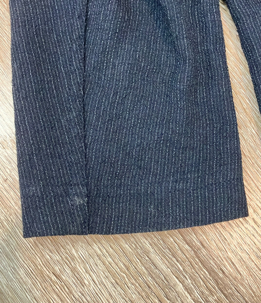 ISSEY MIYAKE MEN スタンドカラージャケット フロントボタン ネイビー ウール ME81-FD525 メンズ SIZE S イッセイミヤケ メン