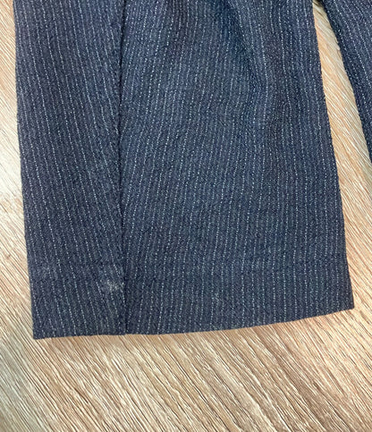 ISSEY MIYAKE MEN スタンドカラージャケット フロントボタン ネイビー ウール ME81-FD525 メンズ SIZE S イッセイミヤケ メン
