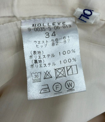 美品 ノーリーズ ウール調合織スカート 9-0035-5-06-013 レディース SIZE 34 (S) NOLLEY'S