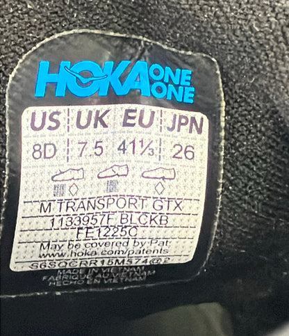 美品 HOKA ONE ONE ローカットスニーカー TRANSPORT GTX 1133957F メンズ SIZE 26.0 (M) ホカ オネ オネ