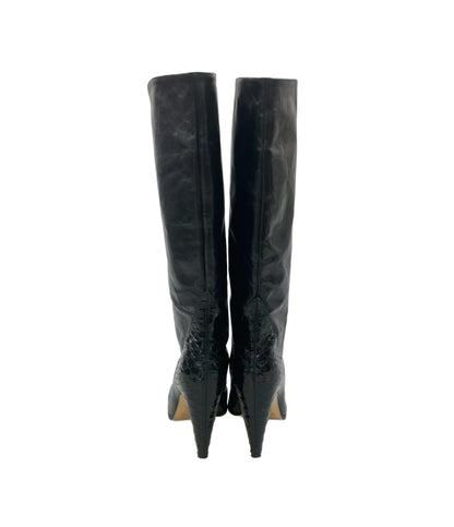 GIVENCHY ロングブーツ パイソン型押し レディース SIZE 40 (XL) ジバンシィ