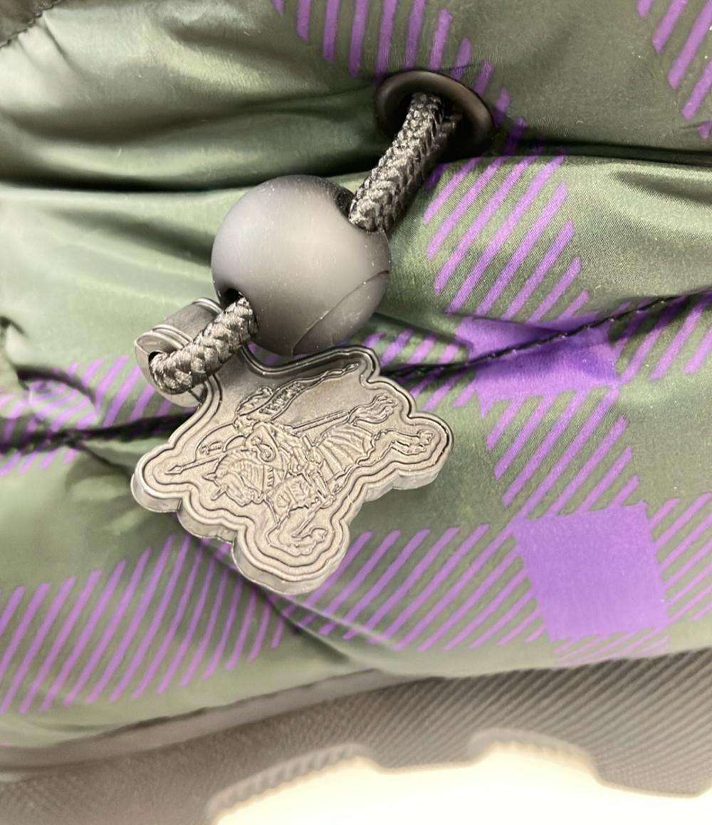 美品 BURBERRY ピローブーツ チェック柄 メンズ SIZE 41 (26.5cm