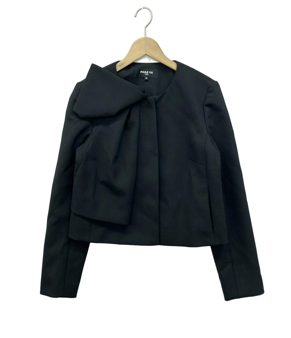 ポールカ ノーカラージャケット レディース SIZE 38 (M) PAULE KA