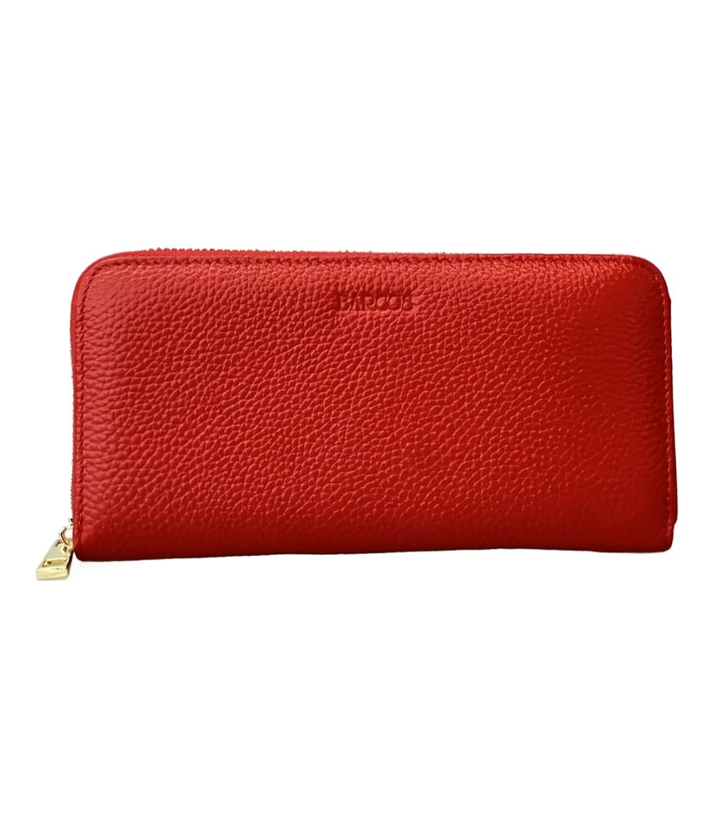 美品 バルコス ラウンドファスナー長財布 レディース BARCOS