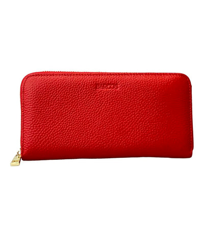 美品 バルコス ラウンドファスナー長財布 レディース BARCOS