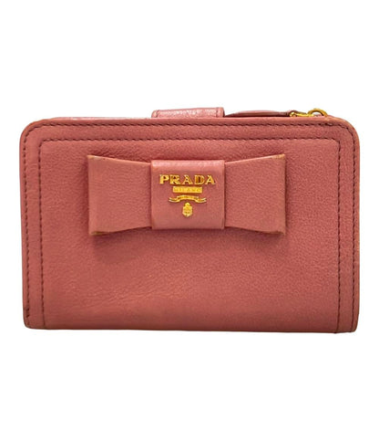 PRADA 二つ折り財布 リボン レディース プラダ