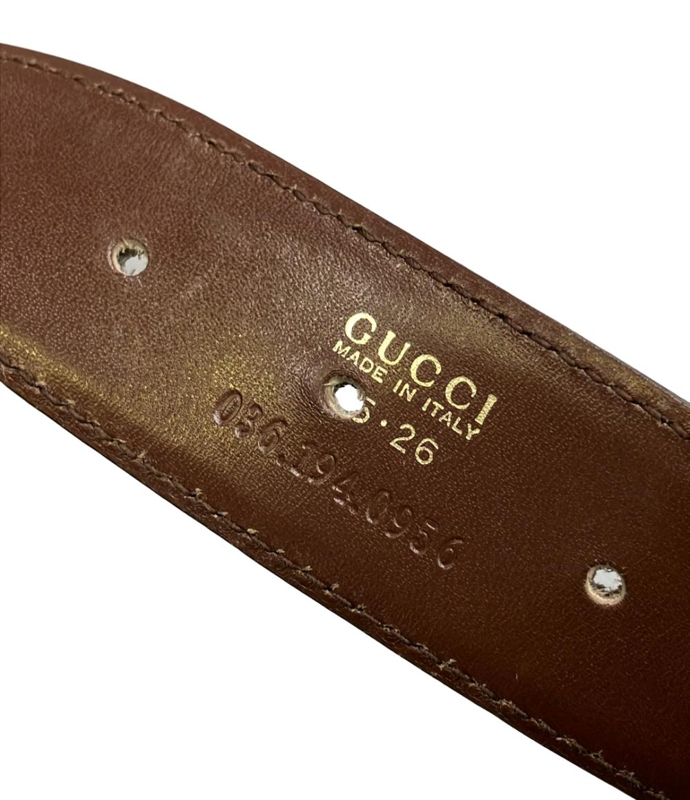 訳あり GUCCI ベルト Gバックル 036 194 0956 レディース グッチ