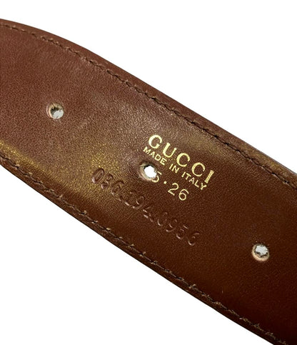 訳あり GUCCI ベルト Gバックル 036 194 0956 レディース グッチ