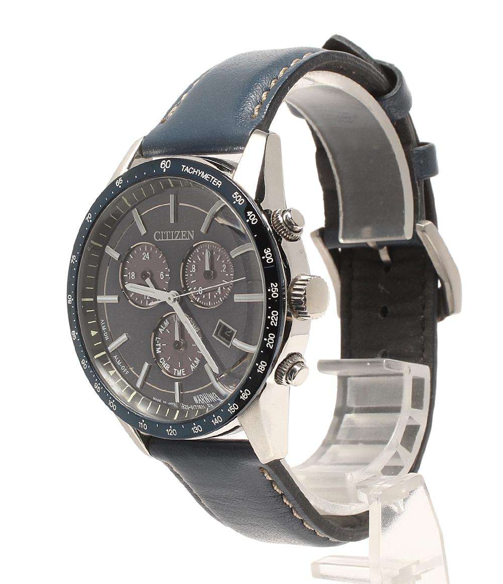 CITIZEN 腕時計 ソーラー ネイビー E820-S097622 メンズ シチズン