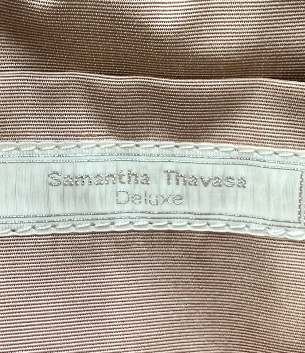Samantha Thavasa ハンドバッグ ショルダーバッグ 2WAY 斜め掛け クロコ型押し レディース サマンサタバサ