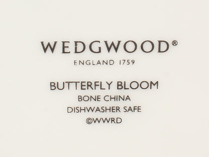 美品 WEDGWOOD プレート 皿 4点セット 21cm バタフライ ブルーム ウエッジウッド