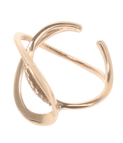 美品 スタージュエリー リング 指輪 K18 ダイヤ0.03ct レディース STAR JEWELRY