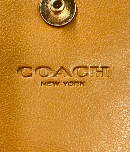 COACH 三つ折り長財布 PVC レザー シグネチャー 88024 レディース コーチ