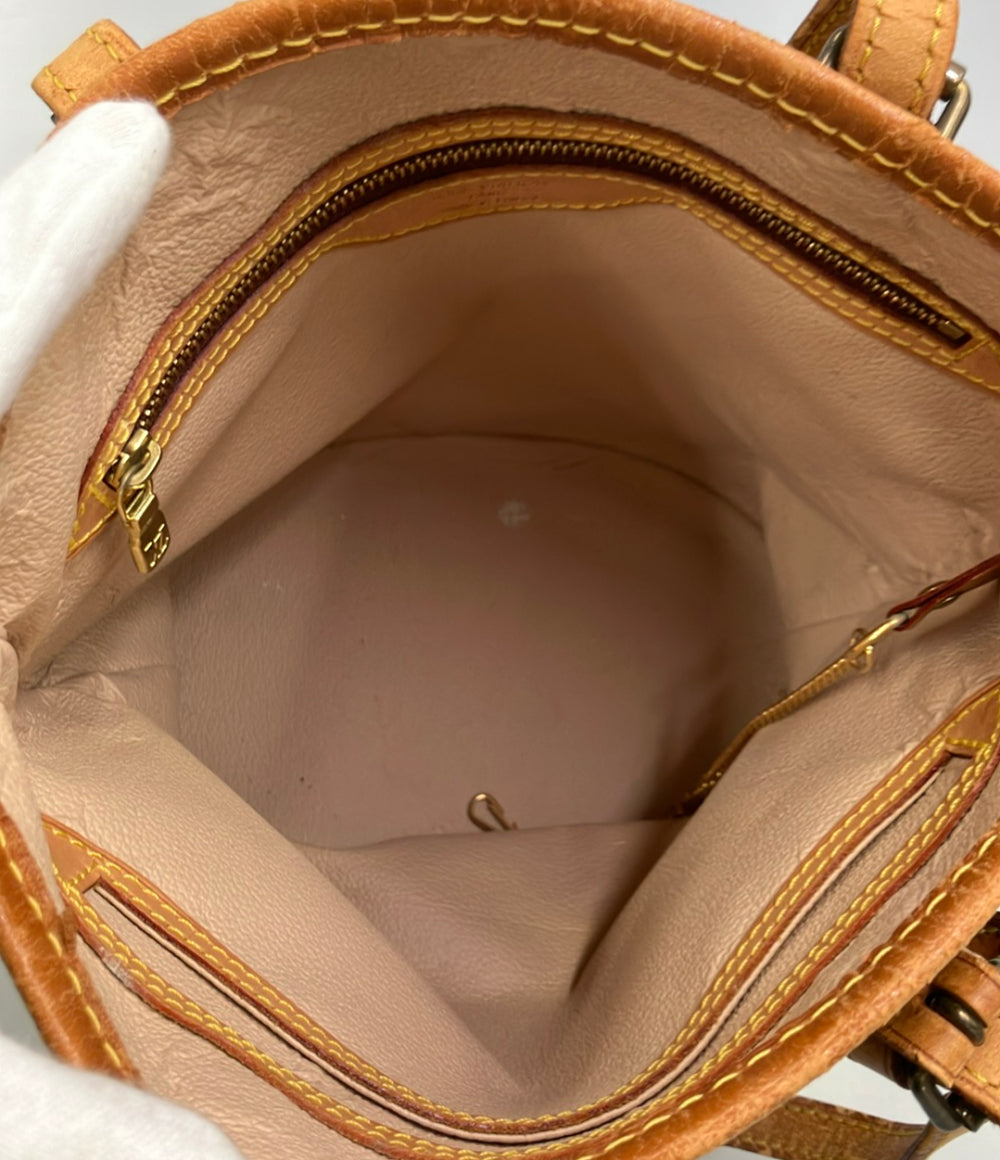 訳あり LOUIS VUITTON トートバッグ バケットPM モノグラム M42238 レディース ルイ・ヴィトン