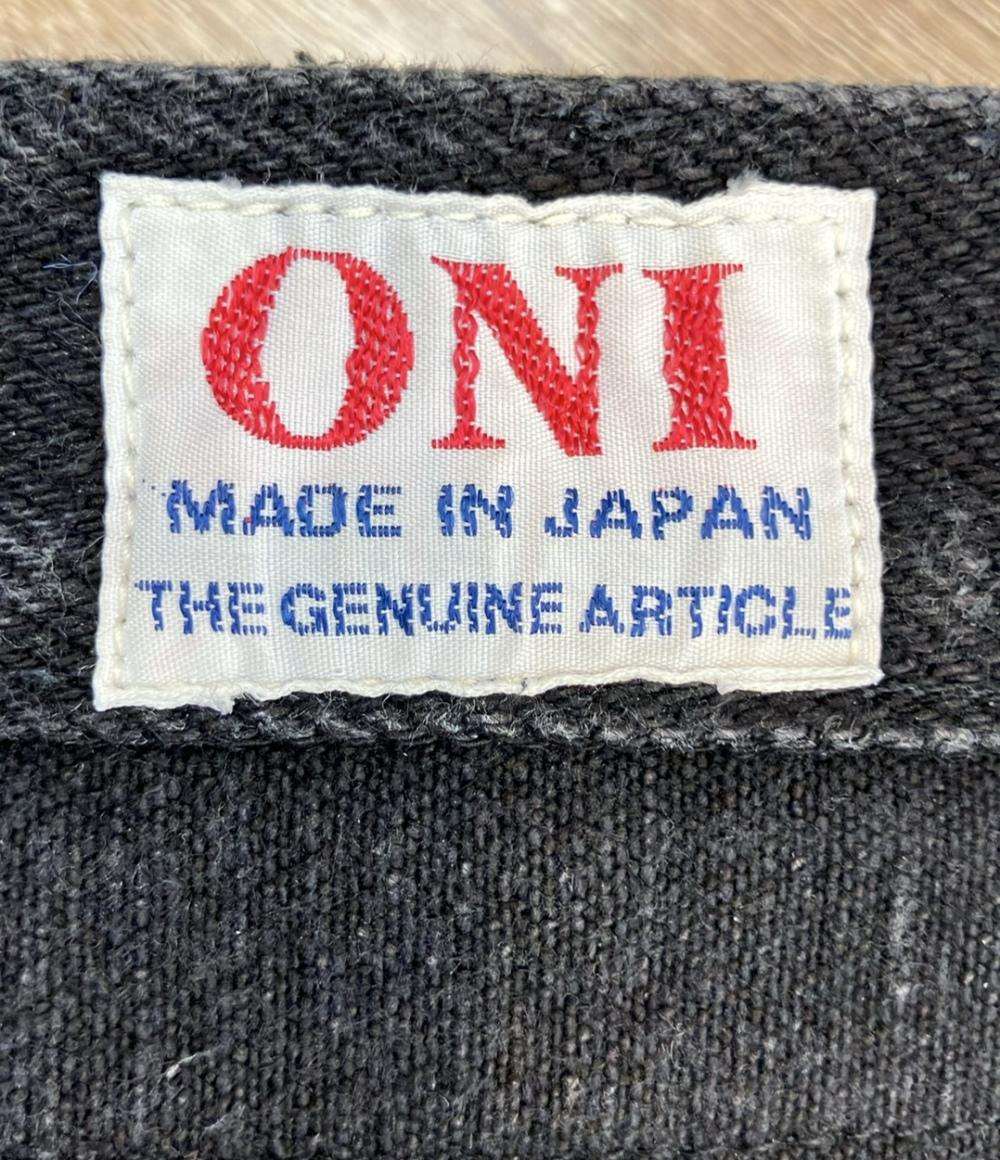 oni denim デニムパンツ 20oz シークレット リラックステーパード ONI-622ZR-BK メンズ SIZE 30 (M) 鬼デニム