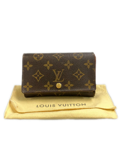 LOUIS VUITTON 二つ折り財布 ポルトフォイユ トレゾール モノグラム M61736 レディース メンズ ルイ・ヴィトン