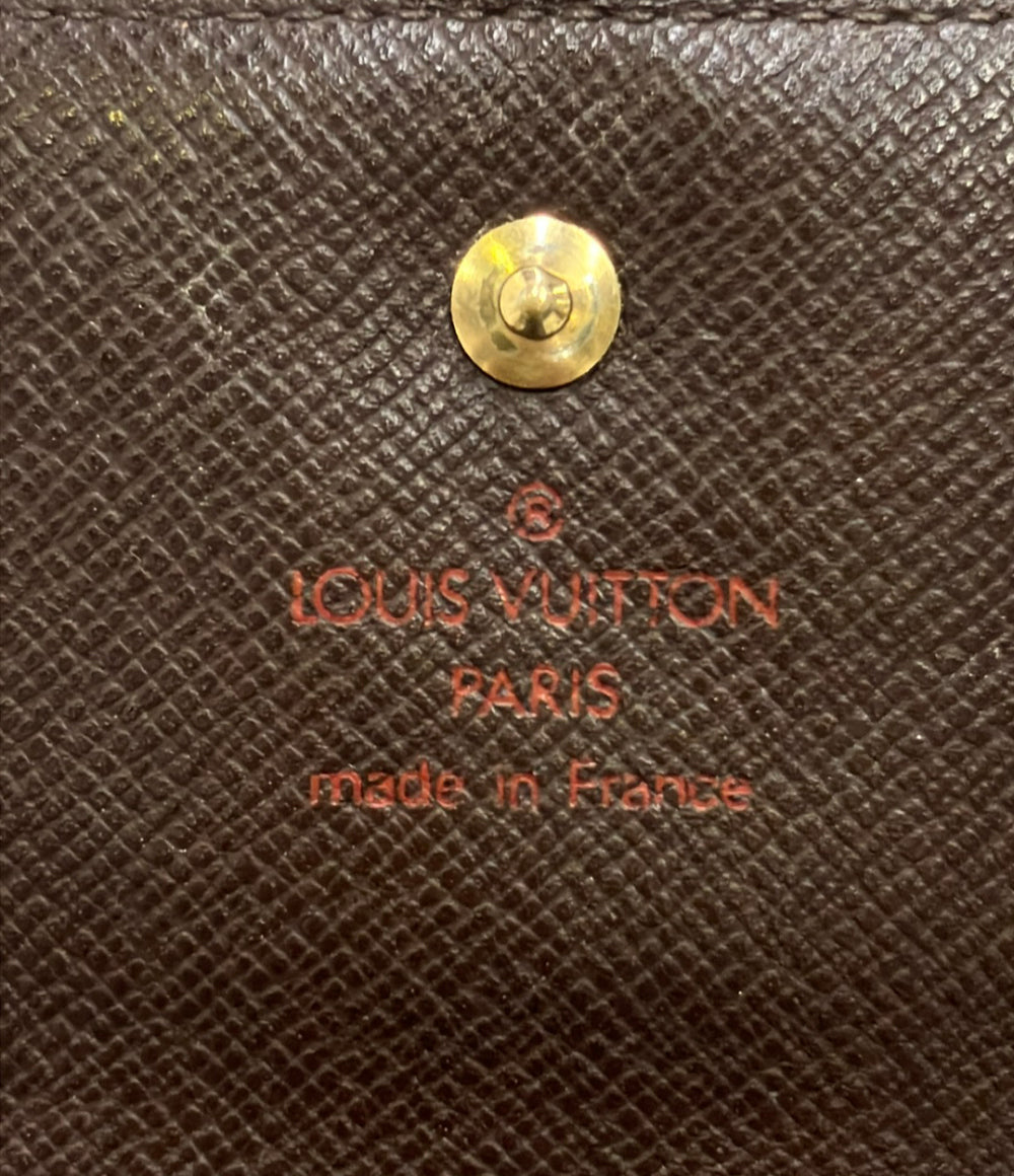 LOUIS VUITTON Wホック 二つ折り財布 ポルトフォイユ エリーズ ダミエ N61654 メンズ レディース ルイ・ヴィトン