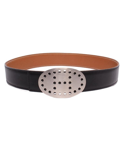 HERMES ベルト リバーシブルベルト65 エブリンバックル シルバー金具 〇Z刻印 レディース エルメス