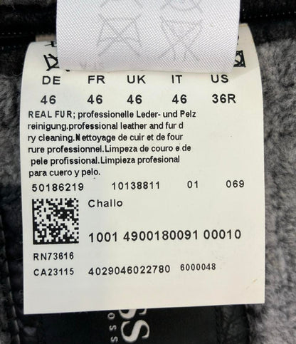 HUGO BOSS レザーボアジャケット メンズ SIZE 46 ヒューゴボス