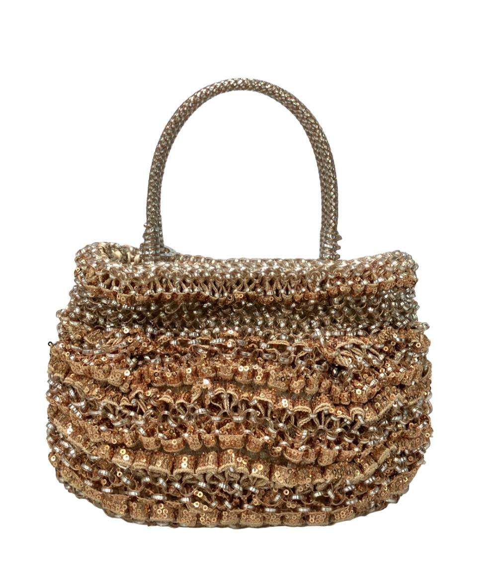 美品 ANTEPRIMA 2way ハンドバッグ チェーンショルダーバッグ 斜め掛け 肩掛け ワイヤー レディース アンテプリマ