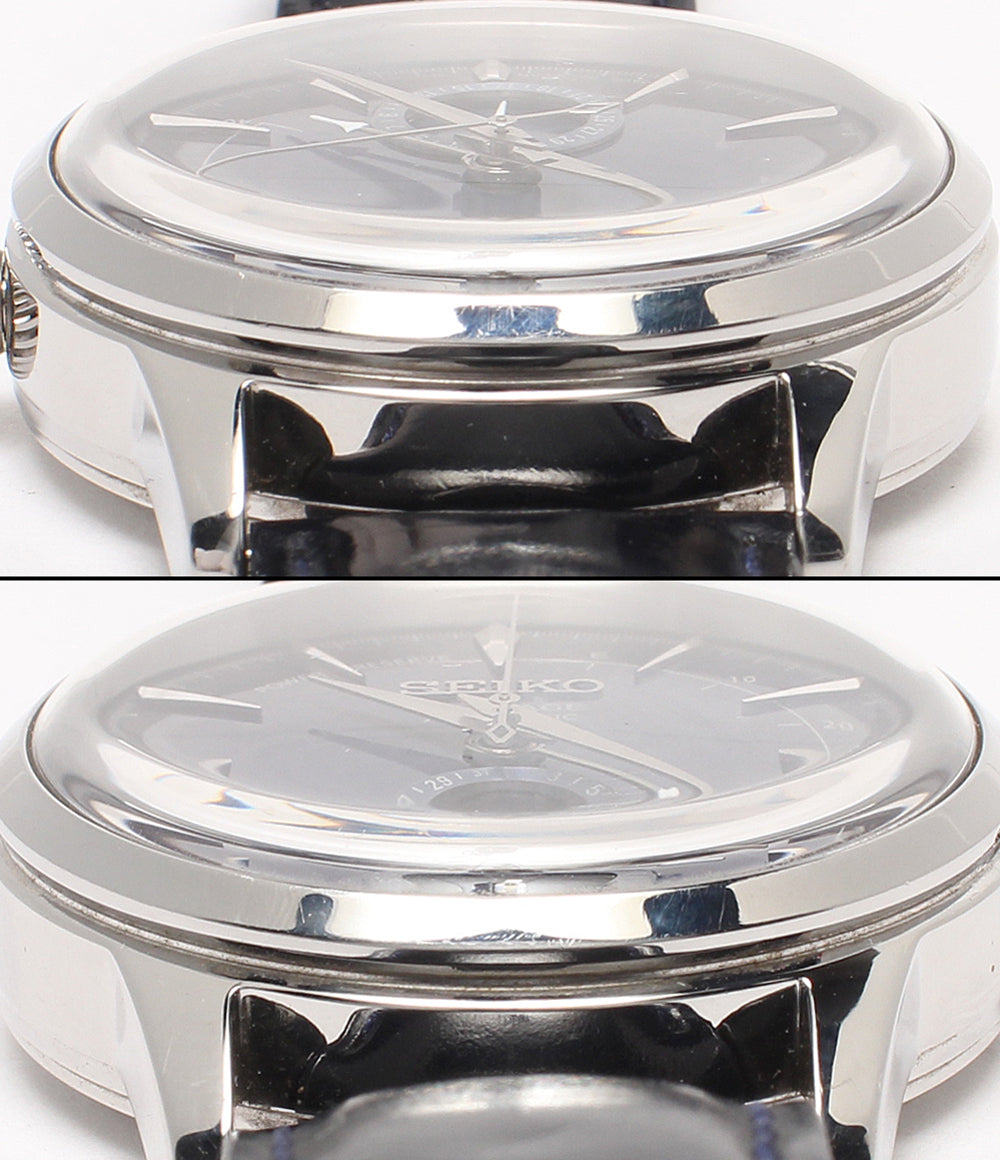 SEIKO 腕時計 SARY087 プレサージュ 自動巻き ネイビー 4R57-00F0 メンズ セイコー