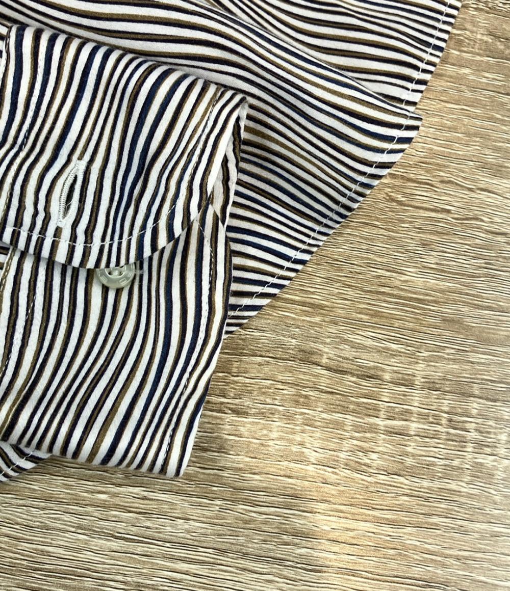 ETRO 長袖シャツ ストライプ柄 波状 162-13190-5796 メンズ SIZE L エトロ